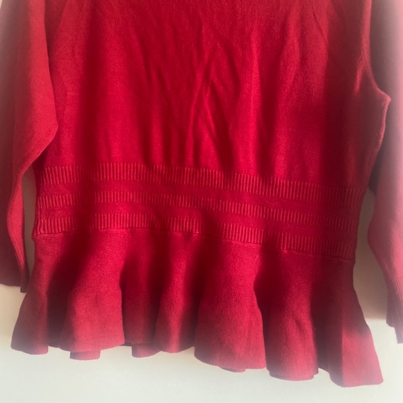 7th Avenue Red Sweater - Picture 6 of 8